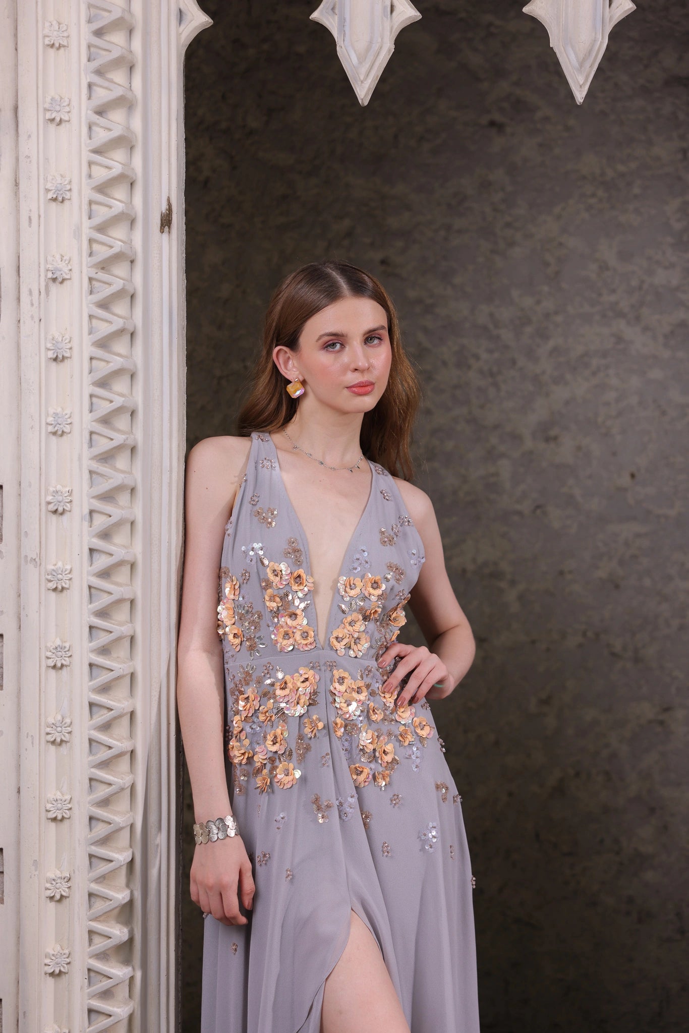 green emerald velvet dress Platinum High-Low Gown – Edition Two