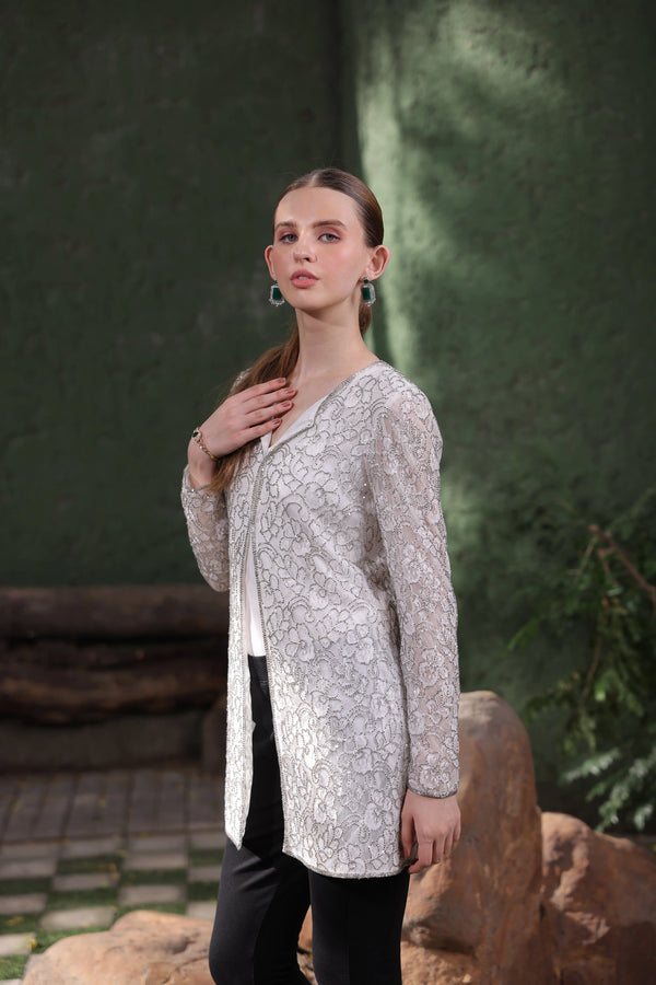 Ivory Lace Cape