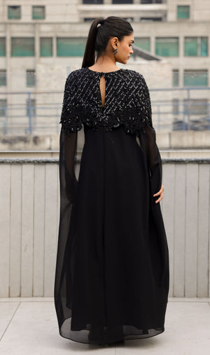Black Cape Gown