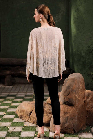 Back profile of Edition Two nude beige inner vest – women’s premium layering essentials India